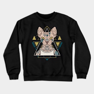 Tattooed Sphynx Crewneck Sweatshirt